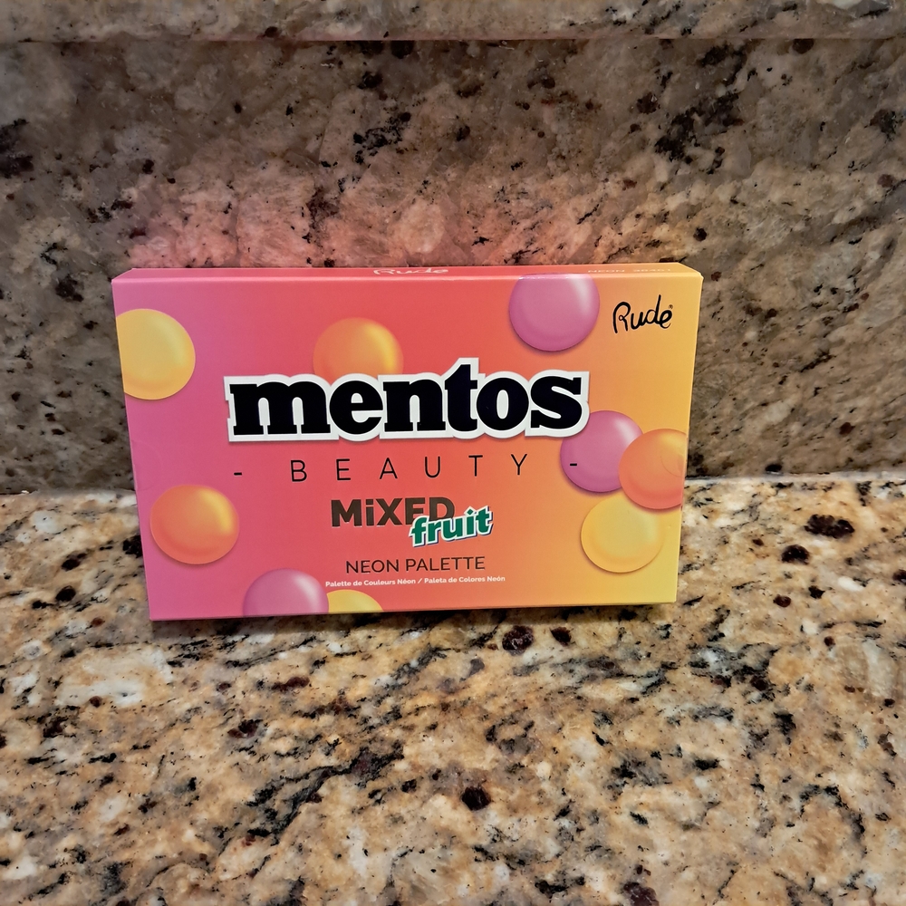 Rude Cosmetics Mentos Beauty Mixed Fruit Neon Eyeshadow Palette